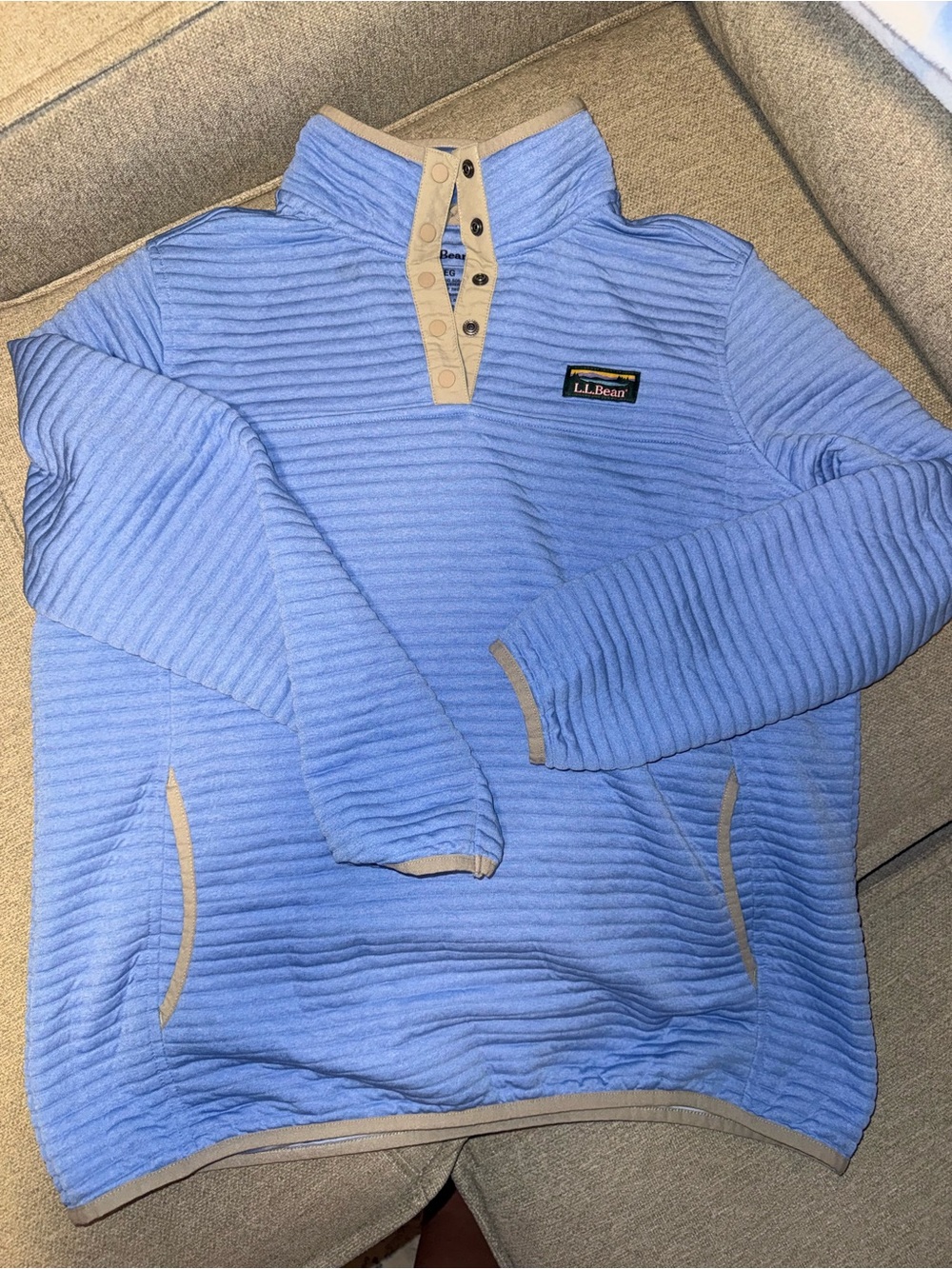 L.L. Bean Textured Pullover